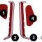 ACC 1990-1993 Chevrolet Corvette Door Panel Inserts 4pc Cutpile Carpet