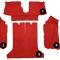 ACC 1984-1987 Chevrolet Corvette Coupe Rear with Pad Cutpile Carpet