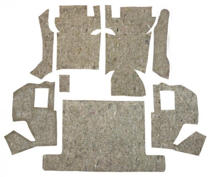 ACC 1968-1977 Chevrolet Corvette Complete Pad Kit Jute Carpet