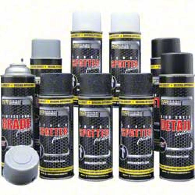 OER Black and Aqua Trunk Refinishing Kit with Self Etching Gray Primer *K51494