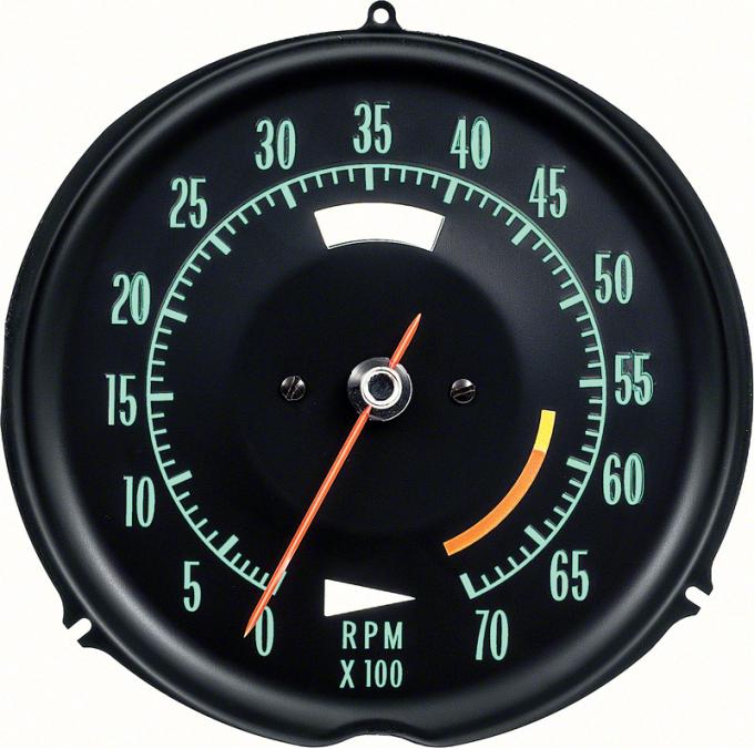 OER 1968-71 Corvette Tach 6000 Red Line 6469057A