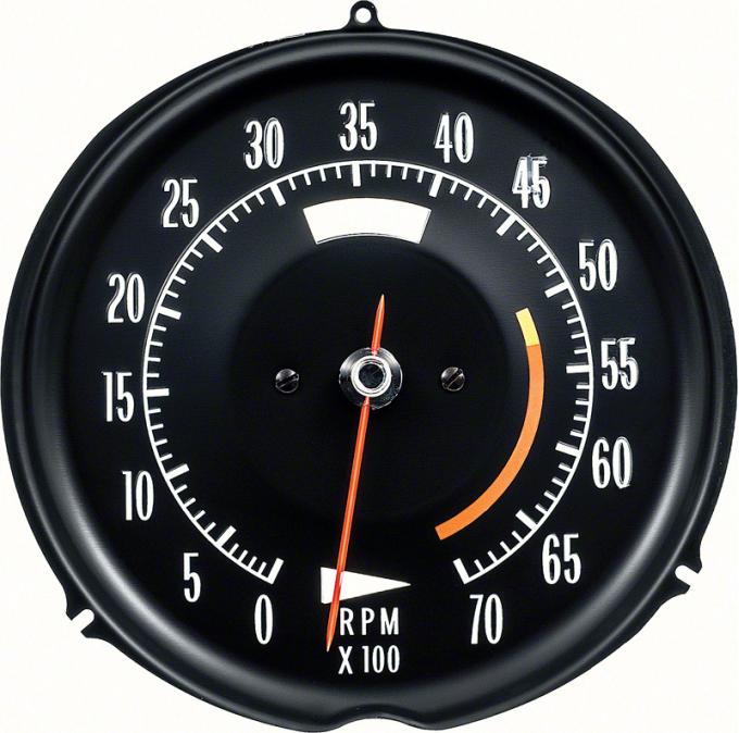 OER 1972-74 Corvette Tach 5300 Red Line 6695350W