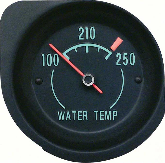 OER 1968-71 Corvette Temperature Gauge - With Green Markings 6490857A