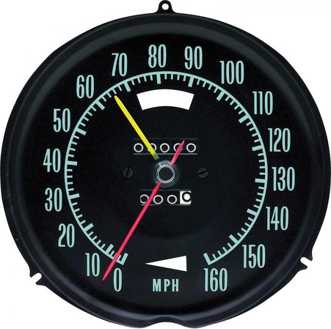 OER 1969 Corvette Speedometer With Speed Warning 6492697