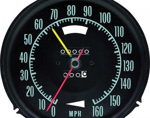 OER 1969 Corvette Speedometer With Speed Warning 6492697