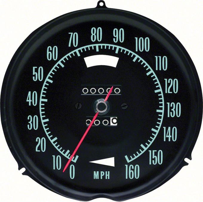 OER 1969-71 Corvette Speedometer Without Speed Warning 6492696