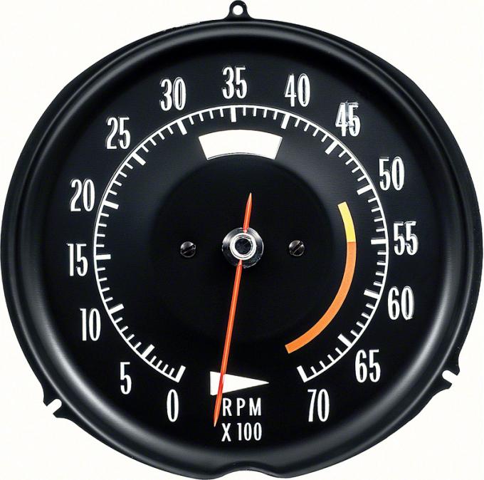 OER 1972-74 Corvette Tach 5500 Red Line 6468711W