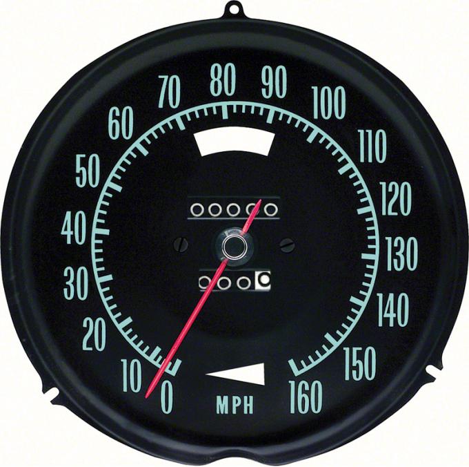 OER 1968 Corvette Speedometer Without Speed Warning 6480991