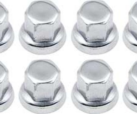 OER 7/16"-20 Chrome Lug Nut for Factory GM Aluminum Wheel - Set of 20 - Service Replacement N9801