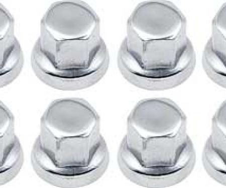 OER 7/16"-20 Chrome Lug Nut for Factory GM Aluminum Wheel - Set of 20 - Service Replacement N9801