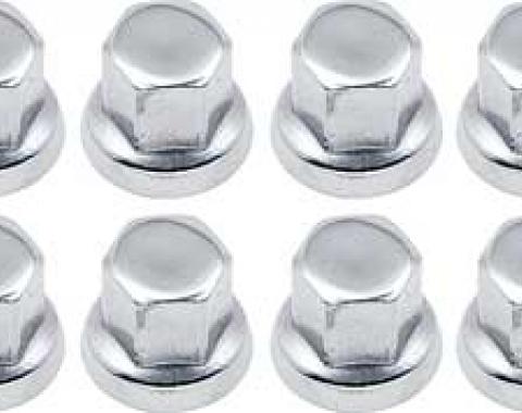OER 7/16"-20 Chrome Lug Nut for Factory GM Aluminum Wheel - Set of 20 - Service Replacement N9801