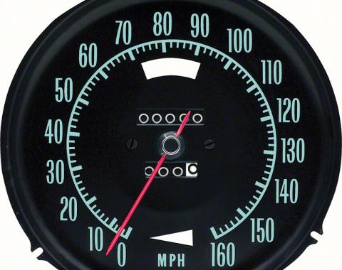 OER 1968 Corvette Speedometer Without Speed Warning 6480991