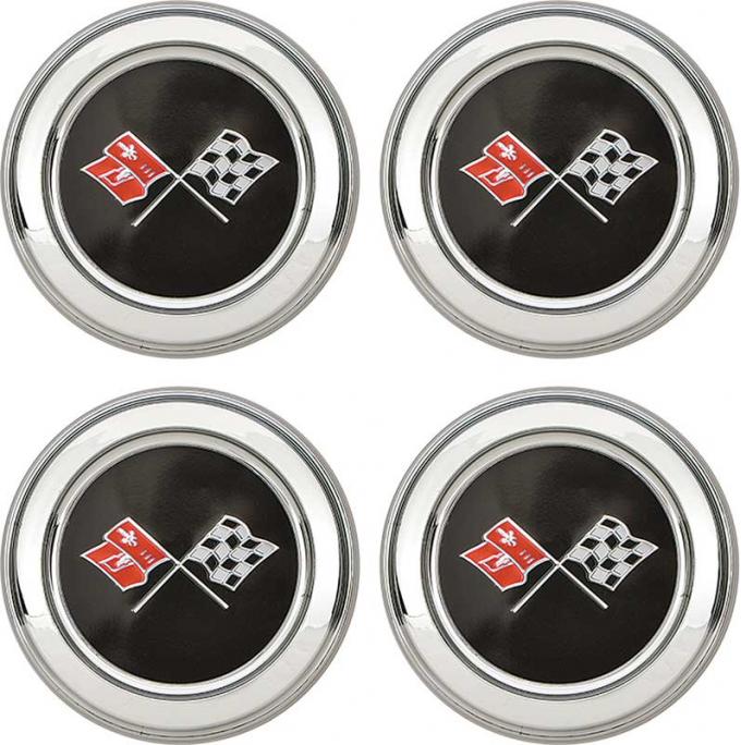 OER 1973-79 Corvette Wheel Center Cap Set of 4 748637