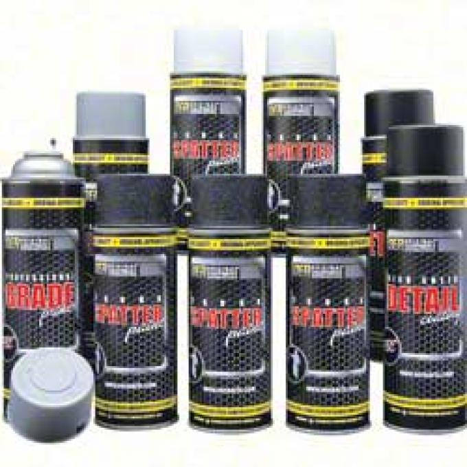 OER Black and Aqua Trunk Refinishing Kit with Standard Gray Primer *K51491