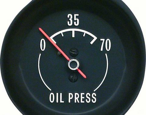 Corvette Oil Gauge, 1972-1973