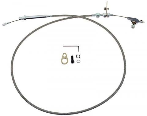 OER Stainless Braided Th-350 Kickdown Cable 153666