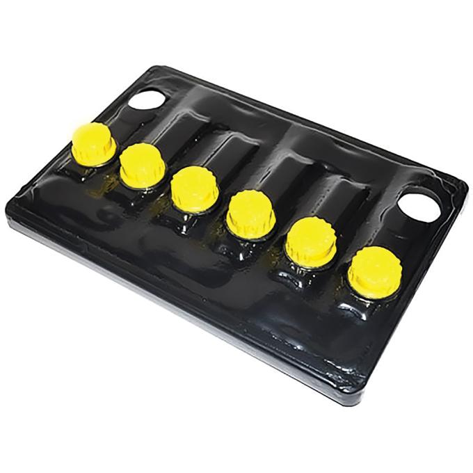 OER 1964-66 Corvette, Skylark, GTO, Bonneville, Battery Topper, Yellow Caps EL2352Z