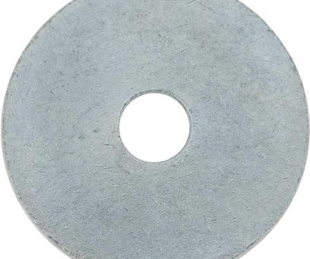 OER 18 Gauge Washer 1/4 Boltsize - 9/32" I.D. - 1-1/4 O.D. 1/16" Thick - Zinc 2333