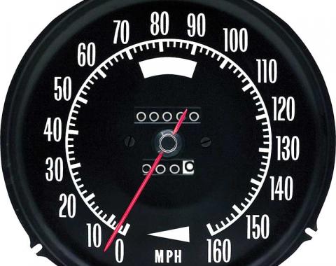 OER 1972-74 Corvette 160 Mph Speedometer 6496850