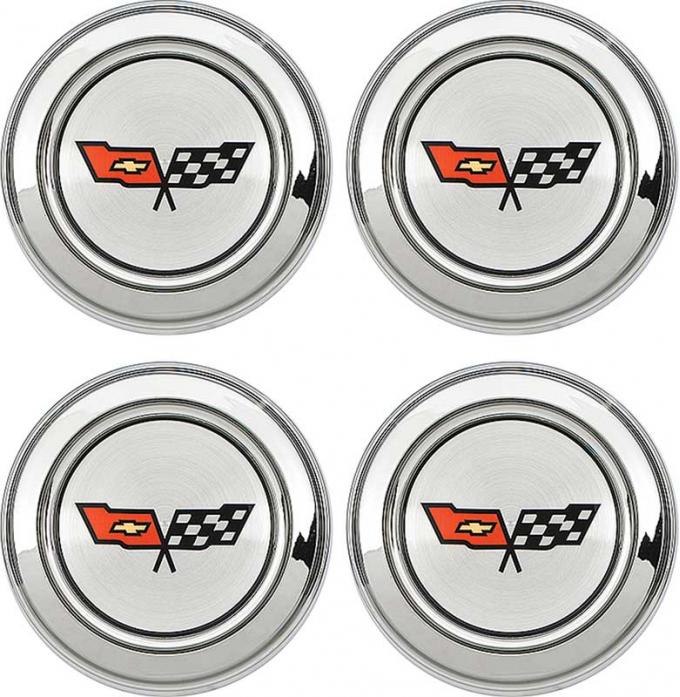 OER 1982 Corvette Wheel Center Cap Set of 4 748639