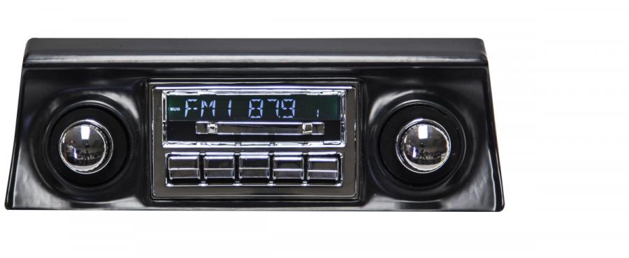 Slidebar Radio 1968-1976 Chevy Corvette K 300W AUX/FM/USB Custom Autosound NEW 