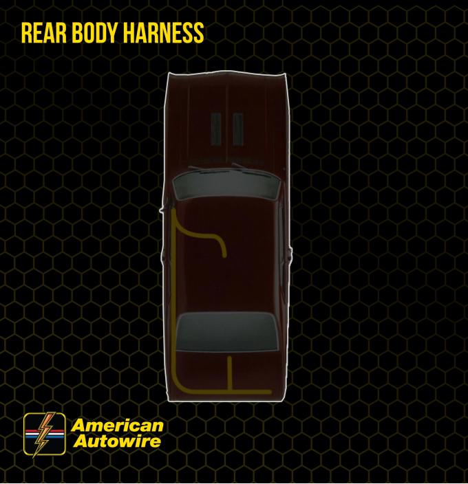 American Autowire 1957 Chevrolet Rear Body Light Harness CE79954