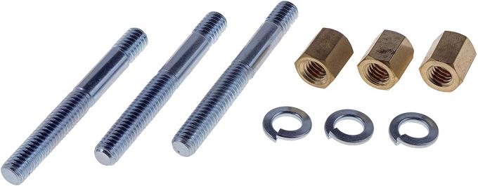 Exhaust Flange Stud and Nut Set, 3/8"-16 x 3-1/4"