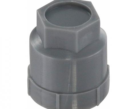 Corvette Lug Nut Cap, Gray, Plastic, 1986-1990