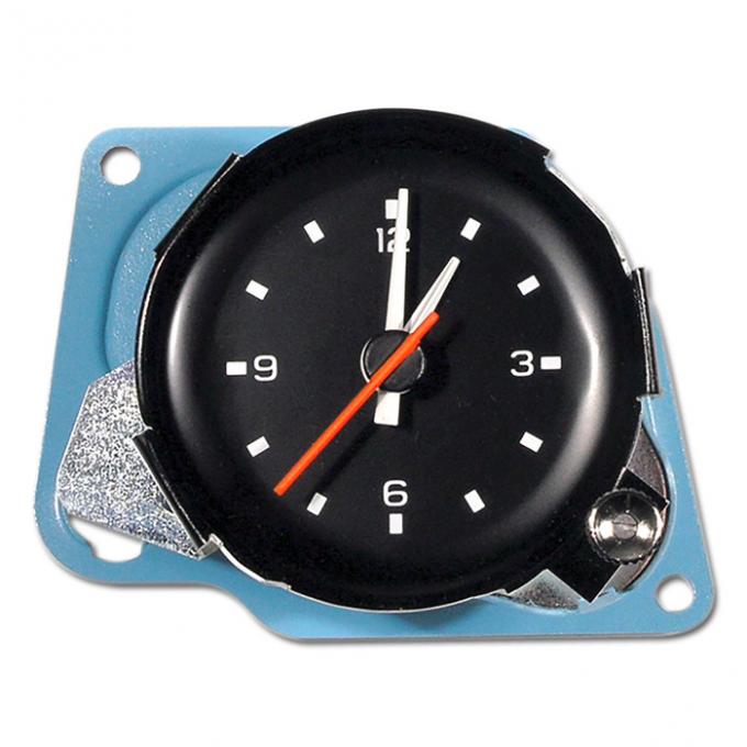 Corvette Reproduction Quartz Movement Clock, New Factory, 1980-1981