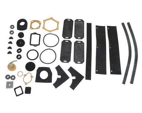 Corvette Engine Compartment Seal Kit, 2X4 Tank Top Rad, 1960-1961