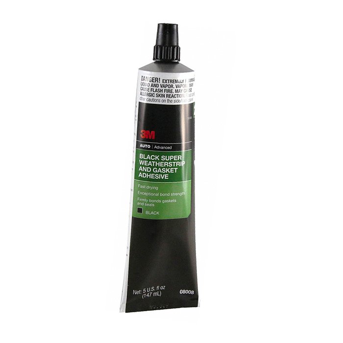 3M 5 fl. oz. Black Weatherstrip Adhesive