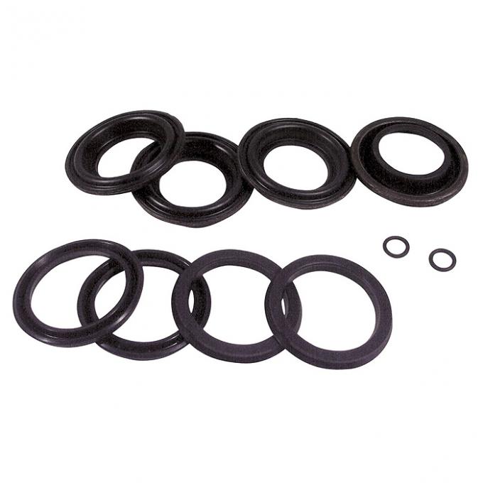 Corvette Front Brake Caliper Lip Seal Rebuild Kit, 1965-1982