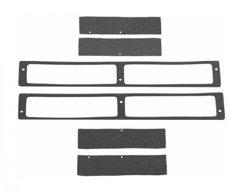 Corvette Body Vent Seal Kit, Rear, 1968