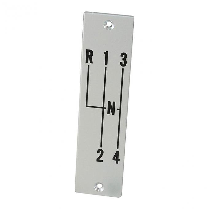 Corvette Shift Indicator Plate, 4 Speed, 1959-1962