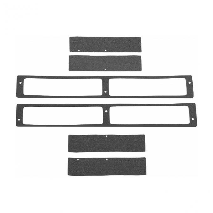 Corvette Astro Body Vent Seal Kit, Rear, 1968
