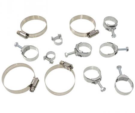 Corvette Heater/Radiator Hose Clamp Set, LT1, 1970-1972