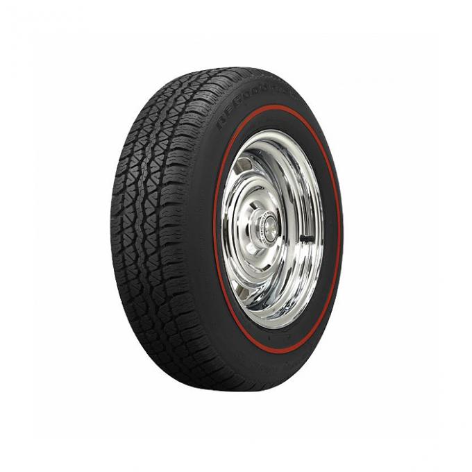 Corvette Tire, 205/75R15, Radial, Red Line, 1967