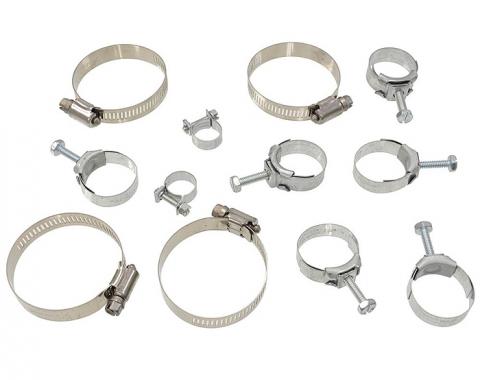 Corvette Heater/Radiator Hose Clamp Set, LT1, 1970-1972