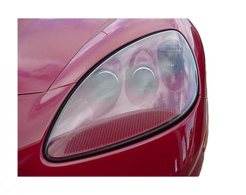 Corvette Headlight Assembly, Black, Left, 2005-2013