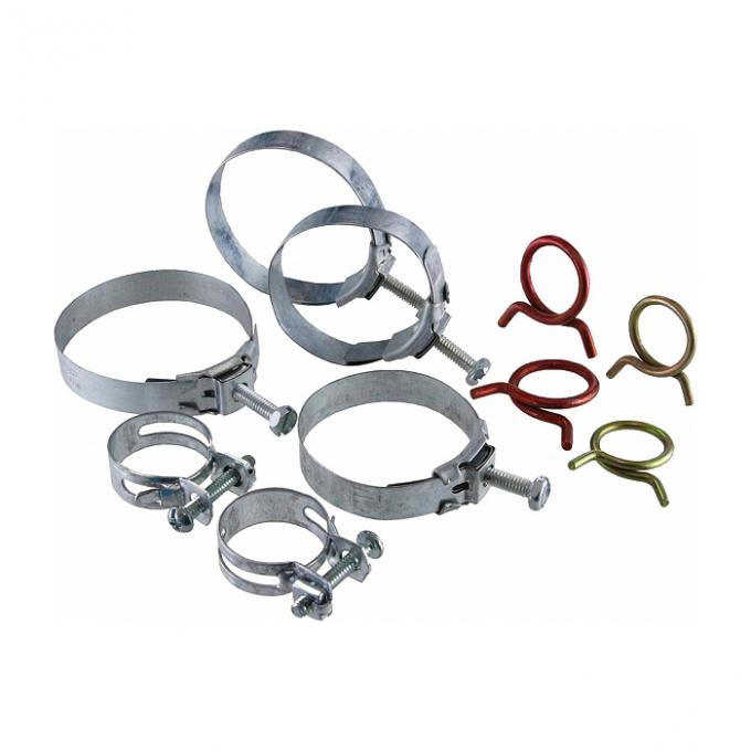 Corvette Radiator/Heater Hose Clamp Kit, With 427ci, 1966-1967