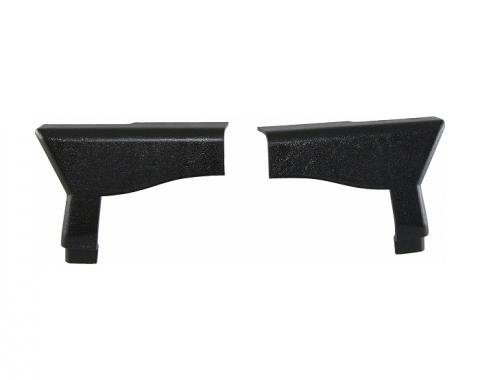 Corvette Lock Pillar Covers, Upper, Convertible, 1986-1987