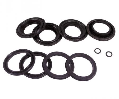 Corvette Front Brake Caliper Lip Seal Rebuild Kit, 1965-1982