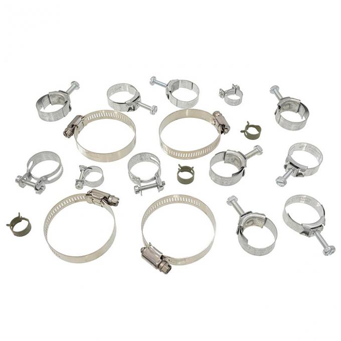 Corvette Hose Clamp Kit, 350, 1973-1974