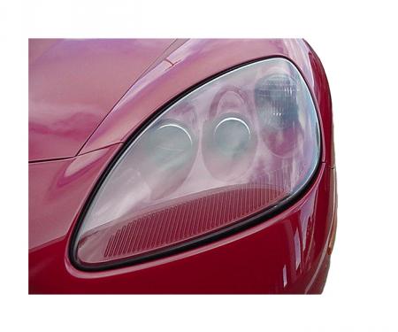 Corvette Headlight Assembly, Black, Left, 2005-2013