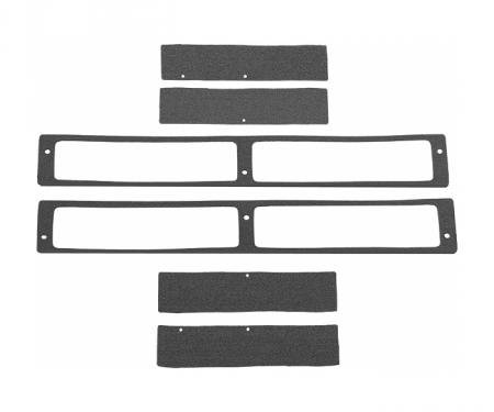 Corvette Body Vent Seal Kit, Rear, 1968