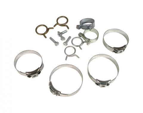 Corvette Hose Clamp Kit, 427, W/O Air Conditioning, 10 pc, 1968Early